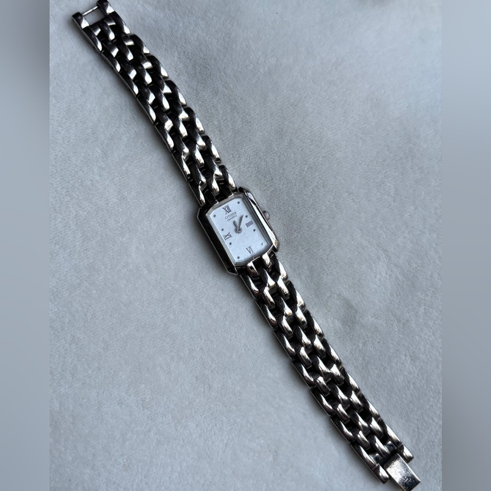 Citizen Designer Silver Women's Watch with Bracelet Set - Picture 3 of 7